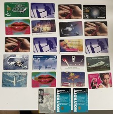 Joblot 23 Vintage 1990s German Phone Cards Telecom Germany Retro Film Prop Rare