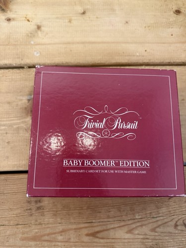Trivial pursuit baby boomer - pursuit,