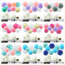 Time to Sparkle 9pcs Tissue Paper Pompoms Flower Balls Party Hanging Honeycomb
