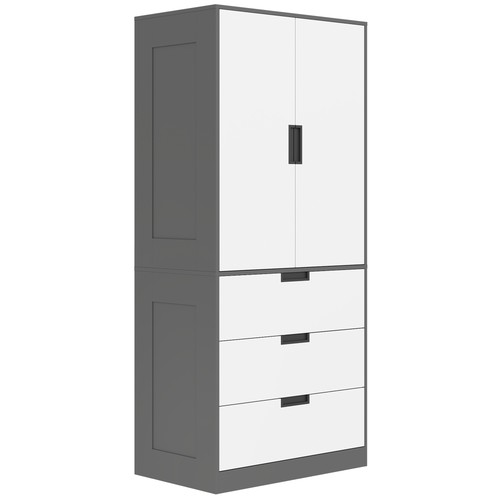 Homcom wardrobe closet - homcom, 2