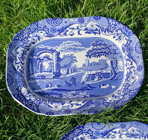 Med large spode blue - 12”,
