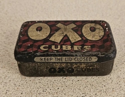 Vintage oxo cube tin - oxo, pack