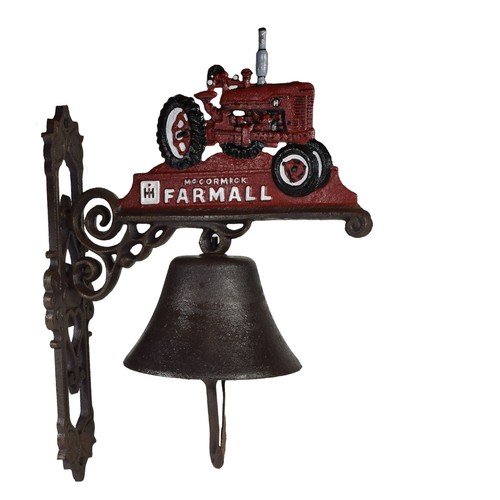 Red farmall tractor farm - tractor, bell