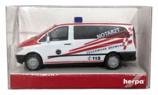 1:87 Scale Herpa 046473 Mercedes Benz Vito Minibus - NOTARZT FEUERWEHR BREMEN