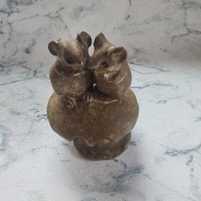 Pottery Mice and Mushroom by