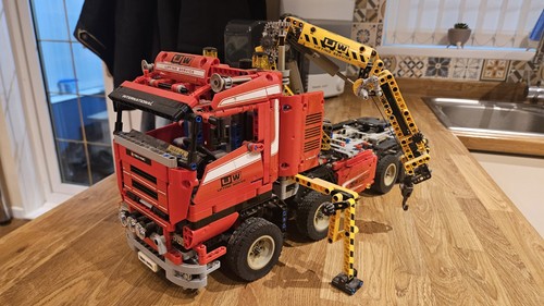 Lego technics hiab truck set - hiab,