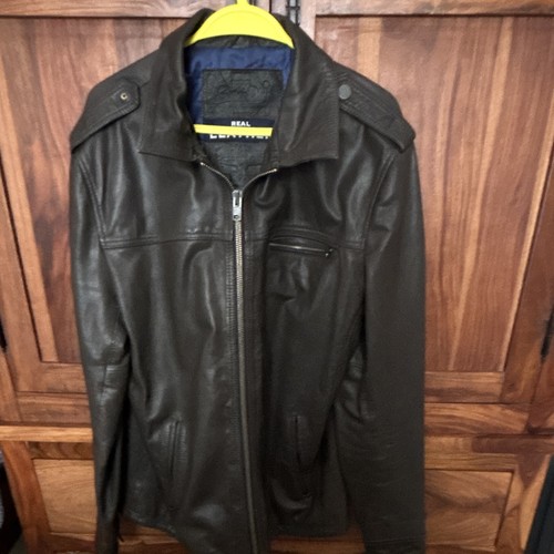Superdry men black leather - superdry,