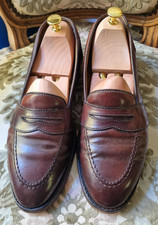 Alden full strap loafers colour 8 shell cordovan burgundy 684 9D Drake's Clutch