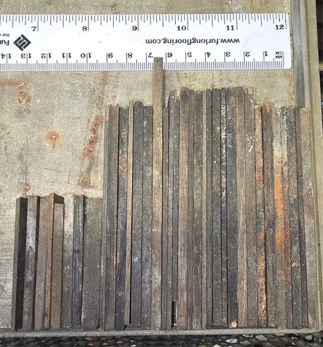Wooden letterpress spacers - ,