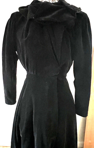 Antique victorian black cotton - antique,