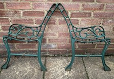 Vintage Cast Iron Garden Bench