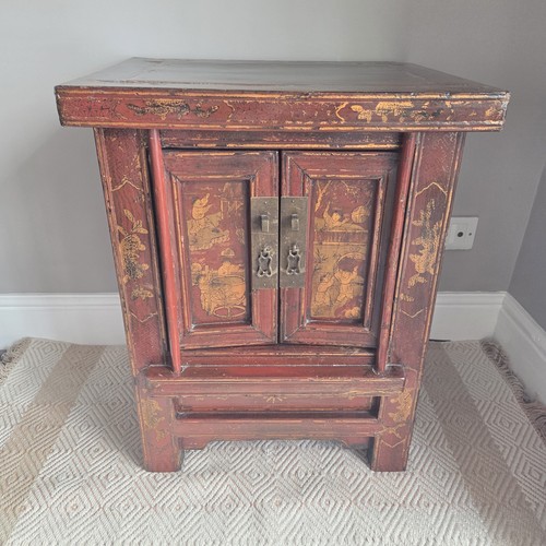 Vintage chinese red lacquer - vintage,