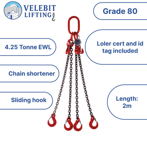 Lifting chain sling - sling, 4.25