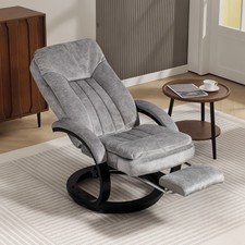 Upholstered Swivel Recliner