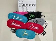 Personalised eye mask 
