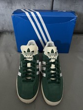 Mens Adidas Originals Samba Super UK 10 in Green/White Trainers 