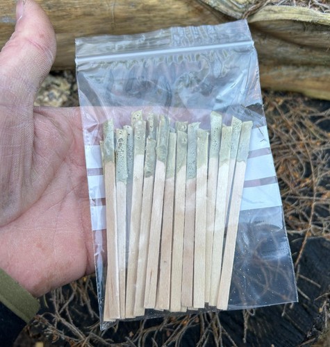 Traditional sulphur matches - sulphur,