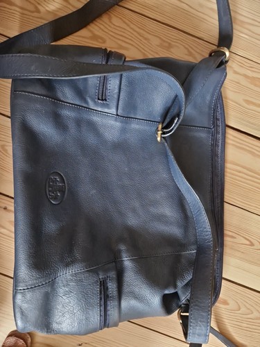 Rowallen navy leather bag - leather,