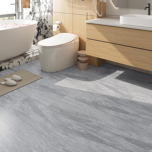 X24 grey marble peel - 12"x24",