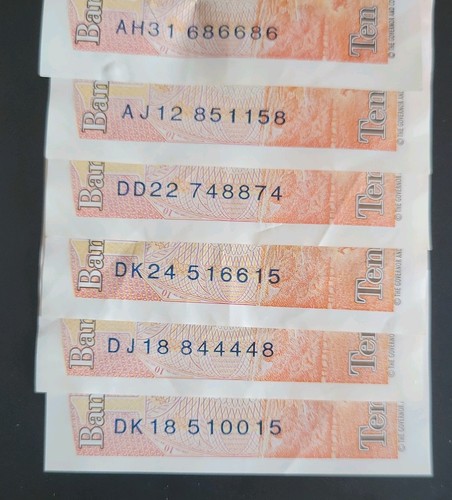 Polymer ten pound note - c,
