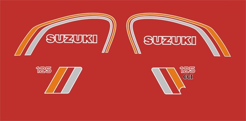 Suzuki ts125n decal kit - suzuki,