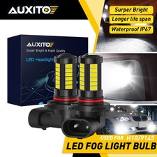 2× AUXITO H10 LED Headlight