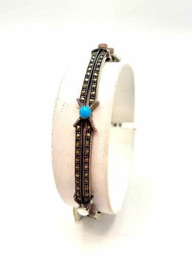 Silver multi color - multi-color, marcasite