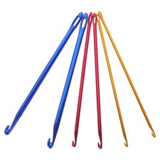  6 Pcs Knitting Accessories Crochet Hooks Handmade Tool Set Big Needles Sewing