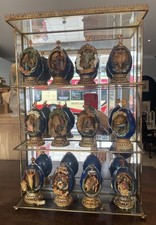 Franklin Mint House Of Faberge 12 Eggs Life Of Christ Scenes With Display