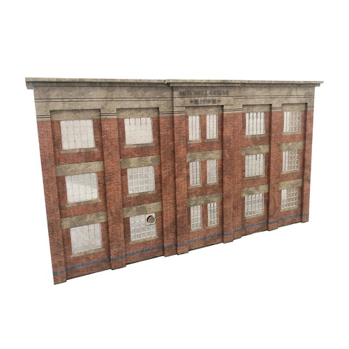 Low relief 1930s - factory, laser