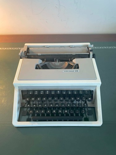 Vintage white underwood 310 - vintage,