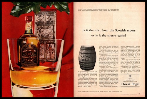 1960 chivas regal year - 12, old