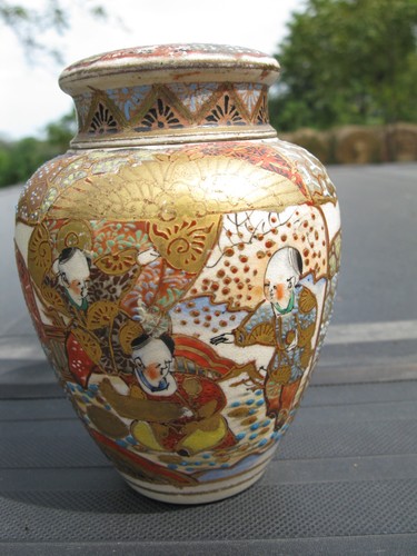 Satsuma ginger jar - , c1900