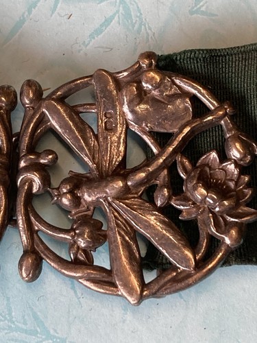 Silver nurses belt buckle - silver,