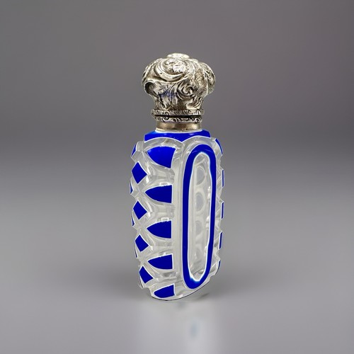 Victorian blue white overlay - white,