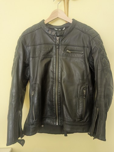 Bks retro leather bike jacket - bks,