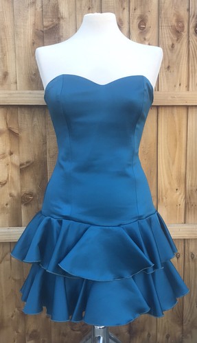 Turquoise corset dress - turquoise,