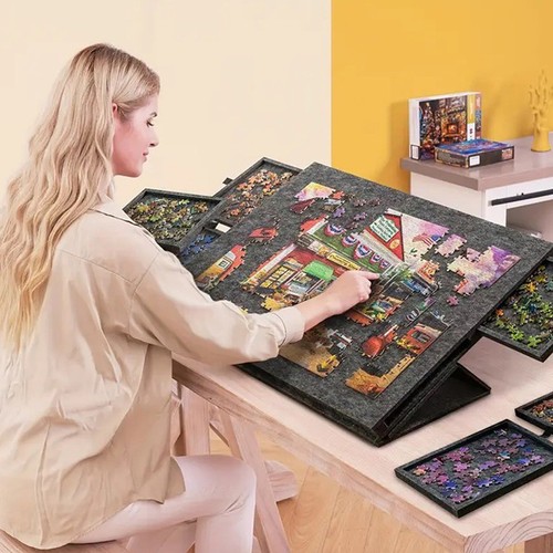 Felt jigsaw puzzle board - felt,