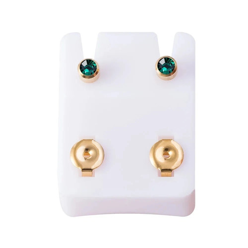 Gem earrings ear - gem, stud