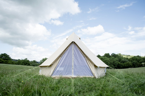 Bell tent fire - tent, retardant