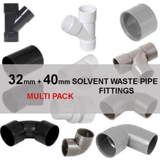 Solvent Weld 32mm 40mm Waste