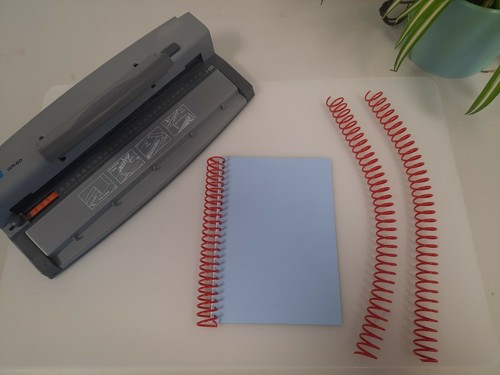 Spiral coil binder book - spiral,