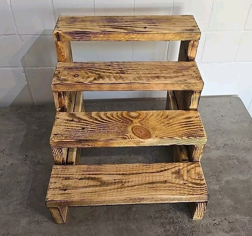 Handmade rustic wooden cake - handmade,