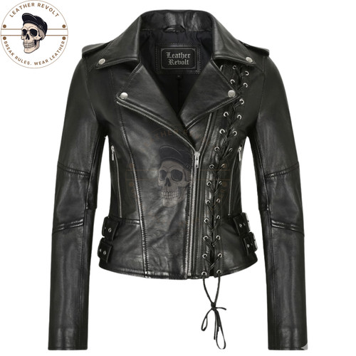 Women black genuine - women's,