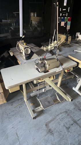 Industrial overlock sewing