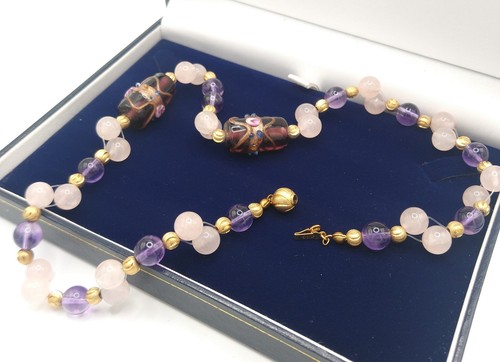 Wedding cake beads necklace - wedding,
