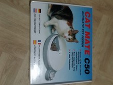Cat Mate C500 Automatic Pet Feeder With Digital Timer - White