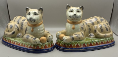 Pair ceramic pottery - pair,