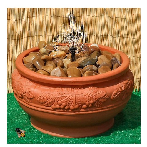 Water feature pebble pool - feature,