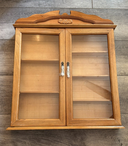 Vintage solid oak wall - solid, wall-hanging